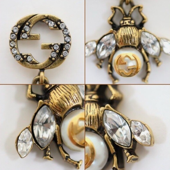 Gucci Gold Interlocking G Bee
Earrings Gucci. Authentic - Picture 9 of 12